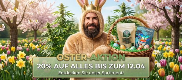 CBDblüten Osteraktion beim CBD Shop GreenBaron