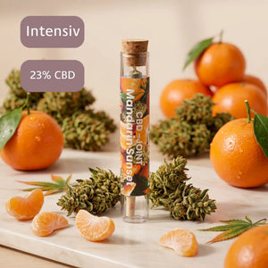 Mandarin Sunset joint Produkt Bild mit Mandarinen